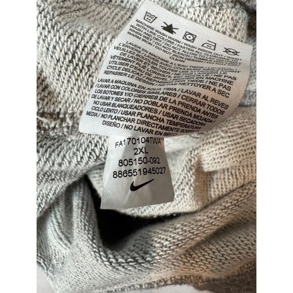 Nike Legacy Jogger Pants Carbon Heather Gray Jersey Sweatpants 805150 Men's XXL - Picture 9 of 11